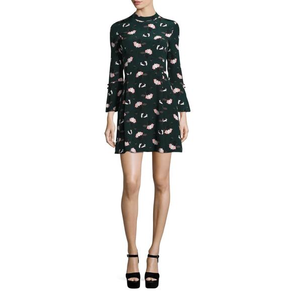 Derek Lam 10 Crosby Bell-Sleeve Dress, Size 4 - Picture 2 of 9